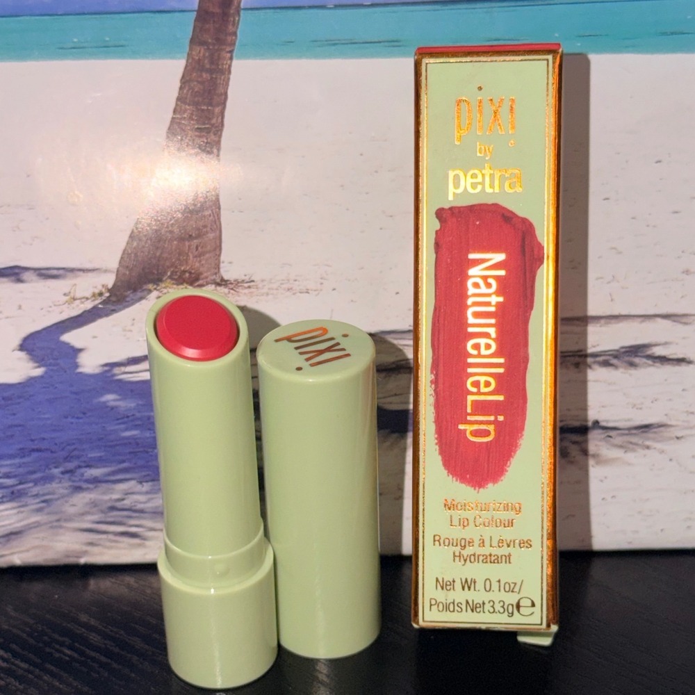 Pixi by Petra NaturelleLip Moisturizing Lip Colour Peony Pink Lipstick 0.1oz NEW